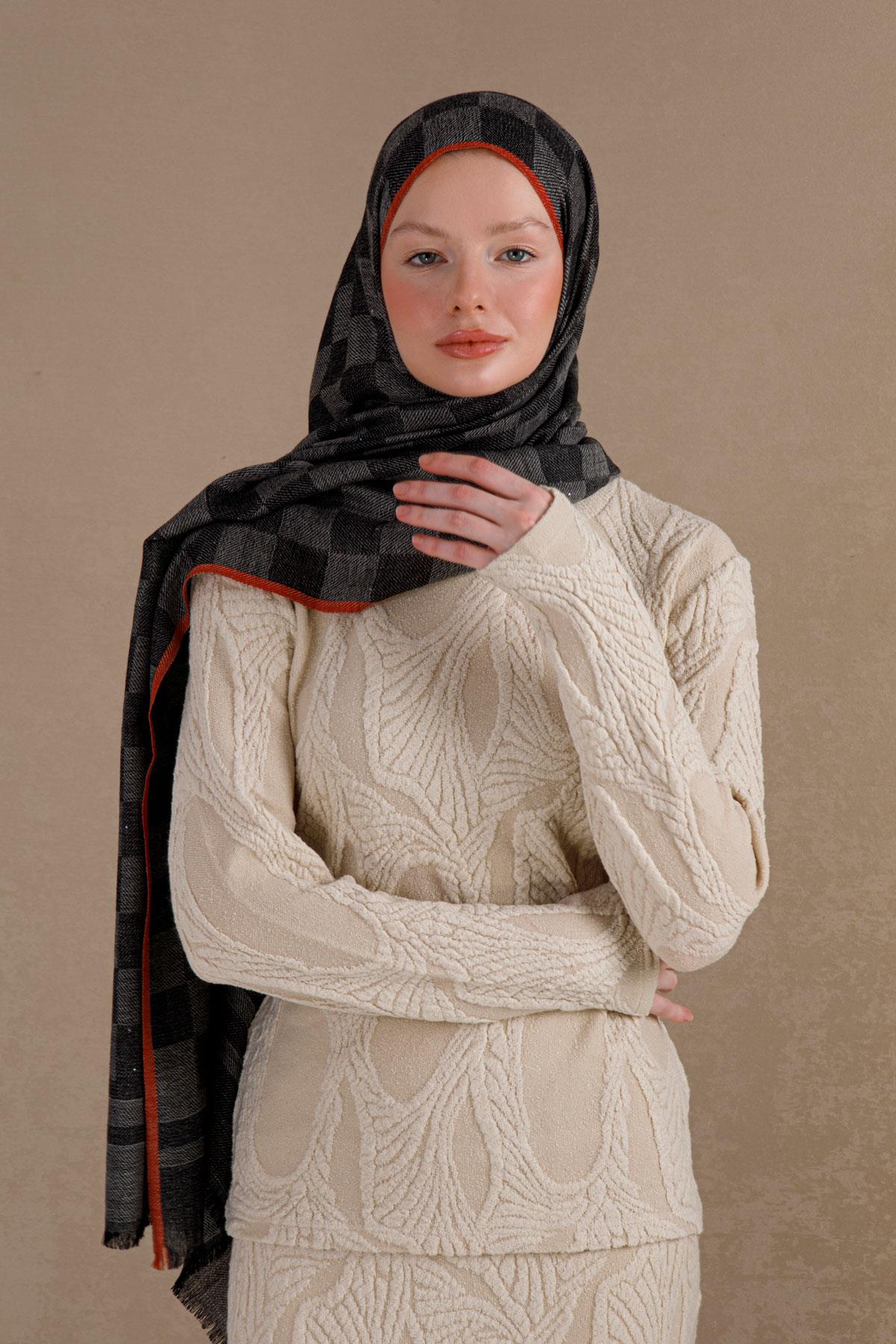 FENZA siyah şal