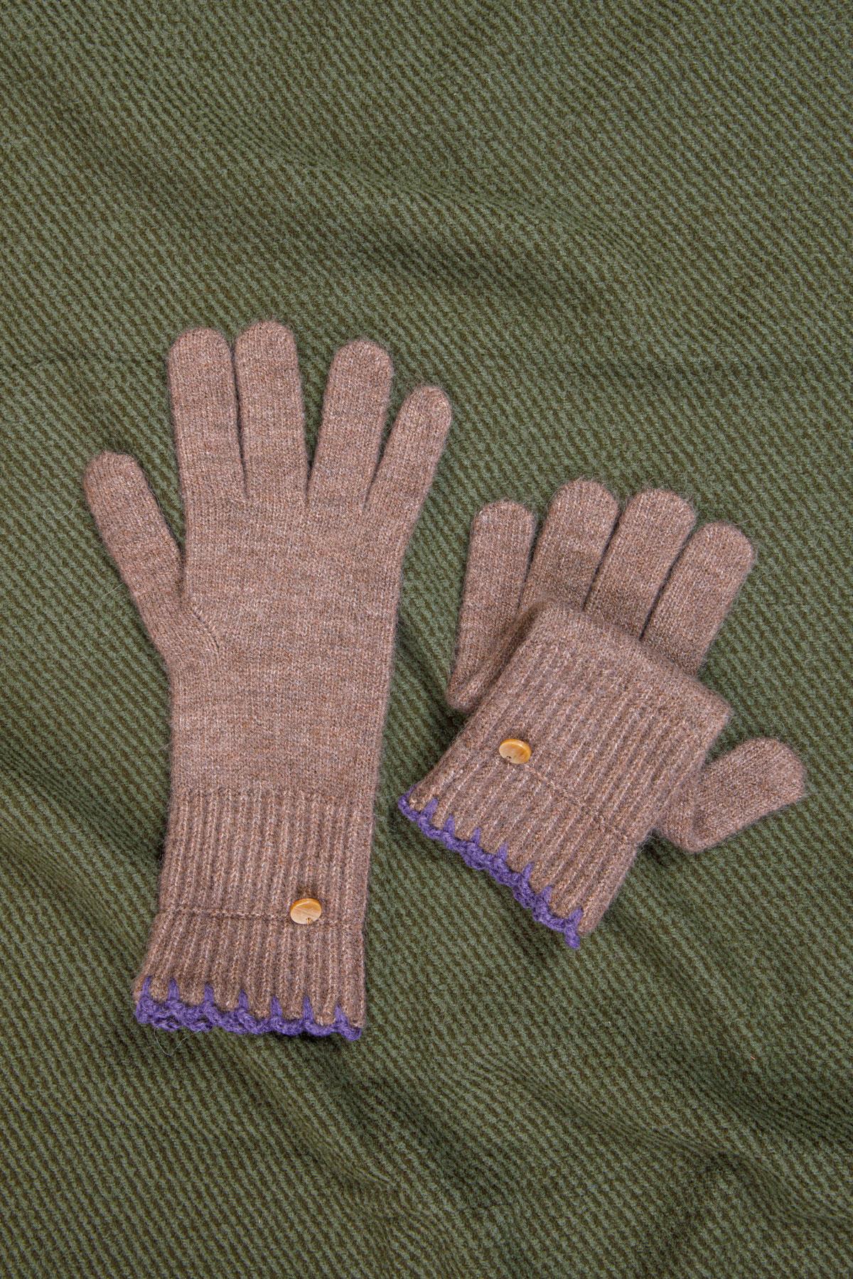 kenar nakışlı soğuk vizon